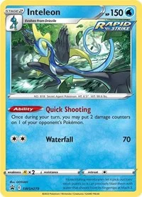 Inteleon | SWSH279 | Holofoil | SWSH: Sword & Shield Promo Cards