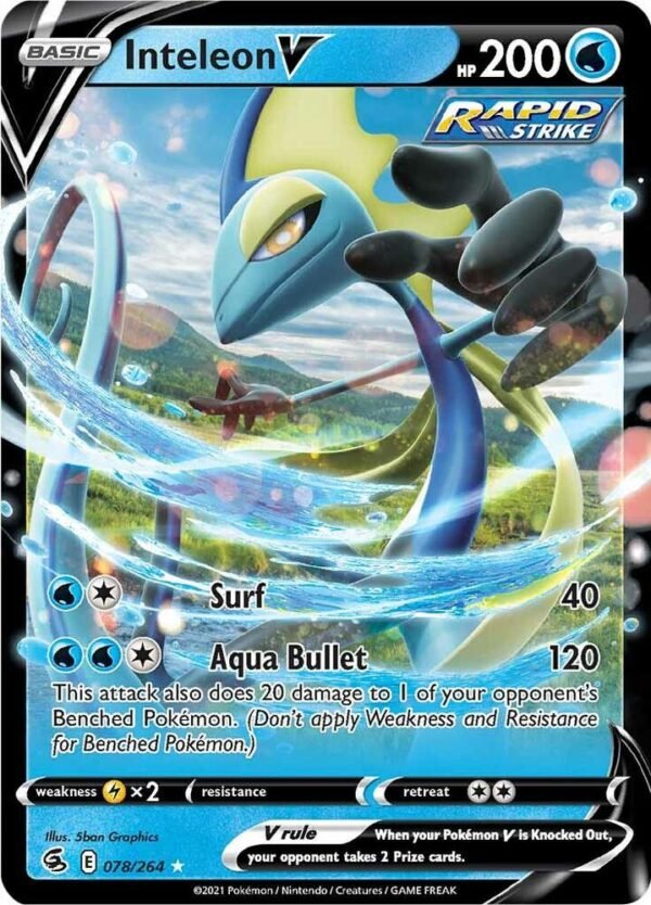 Inteleon V 078/264 Holofoil SWSH08: Fusion Strike