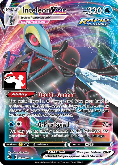 Inteleon VMAX 079/264 Holofoil Prize Pack Series Cards