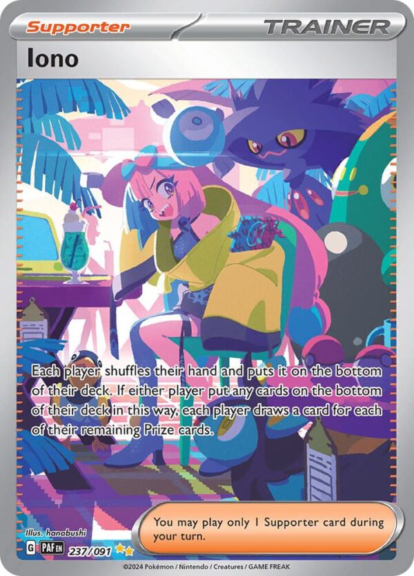 Iono 237/091 Holofoil SV: Paldean Fates Iono 237/091 Holofoil SV: Paldean Fates