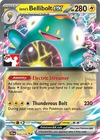 Iono's Bellibolt ex | 053/159 | Holofoil | Prize Pack Series Cards