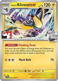 Iono's Kilowattrel | 055/159 | Normal | Prize Pack Series Cards