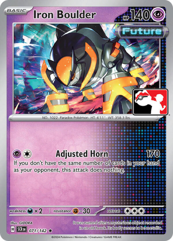 Iron Boulder 071/142 Holofoil Prize Pack Series Cards