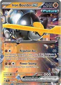 Iron Boulder ex | 099/162 | Holofoil | SV05: Temporal Forces Iron Boulder ex | 099/162 | Holofoil | SV05: Temporal Forces