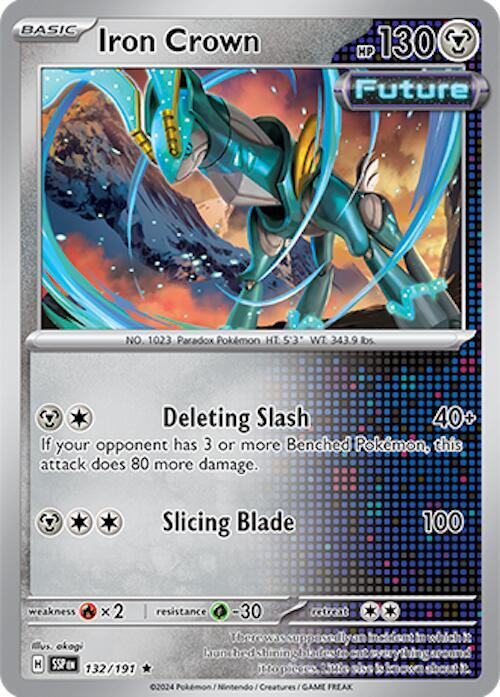 Iron Crown 132/191 Holofoil SV08: Surging Sparks