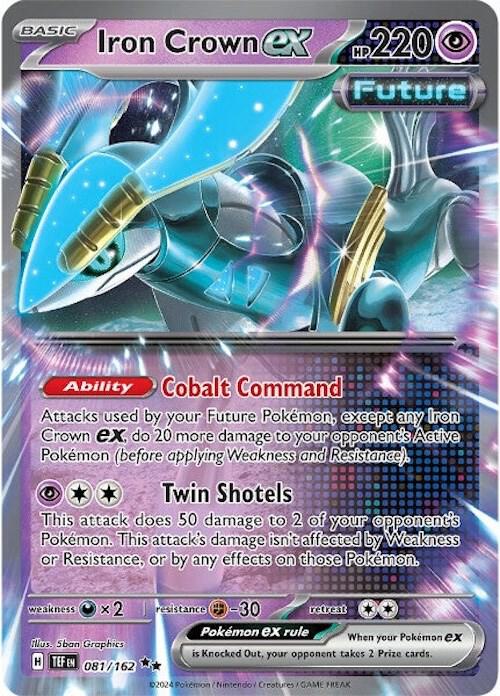 Iron Crown ex 081/162 Holofoil SV05: Temporal Forces Iron Crown ex 081/162 Holofoil SV05: Temporal Forces