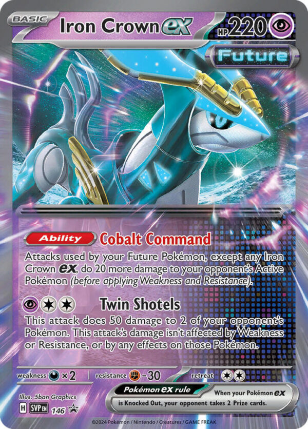 Iron Crown ex 146 Holofoil SV: Scarlet & Violet Promo Cards Iron Crown ex 146 Holofoil SV: Scarlet & Violet Promo Cards