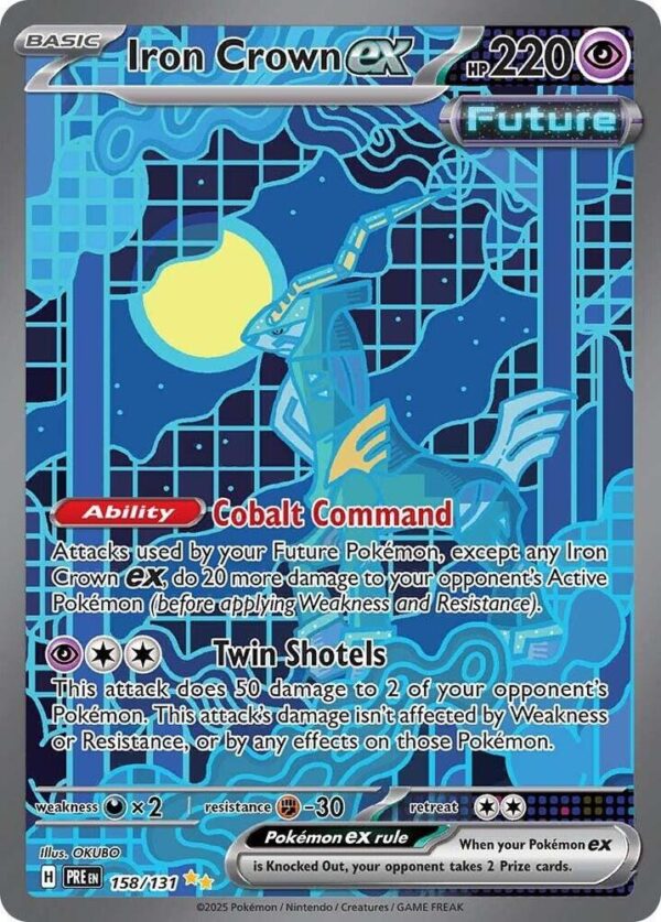 Iron Crown ex 158/131 Holofoil SV: Prismatic Evolutions