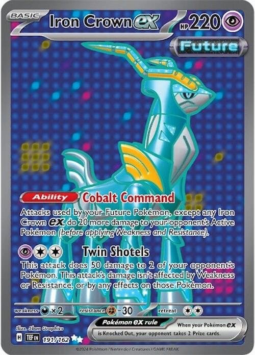 Iron Crown ex 191/162 Holofoil SV05: Temporal Forces