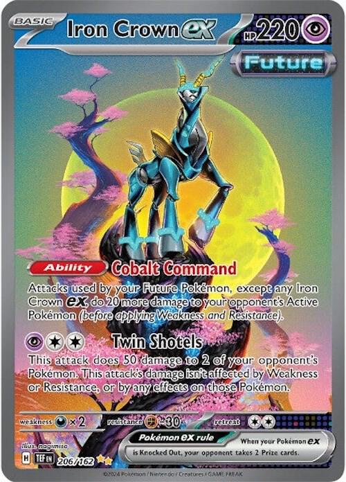 Iron Crown ex 206/162 Holofoil SV05: Temporal Forces