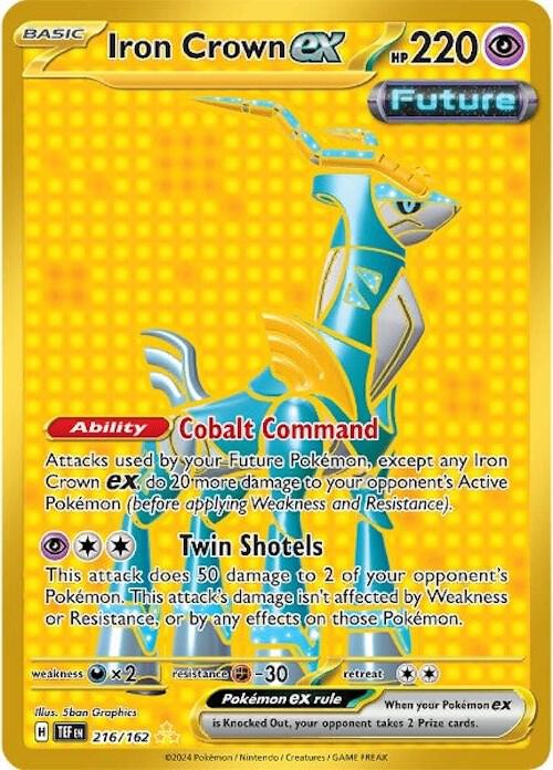 Iron Crown ex 216/162 Holofoil SV05: Temporal Forces