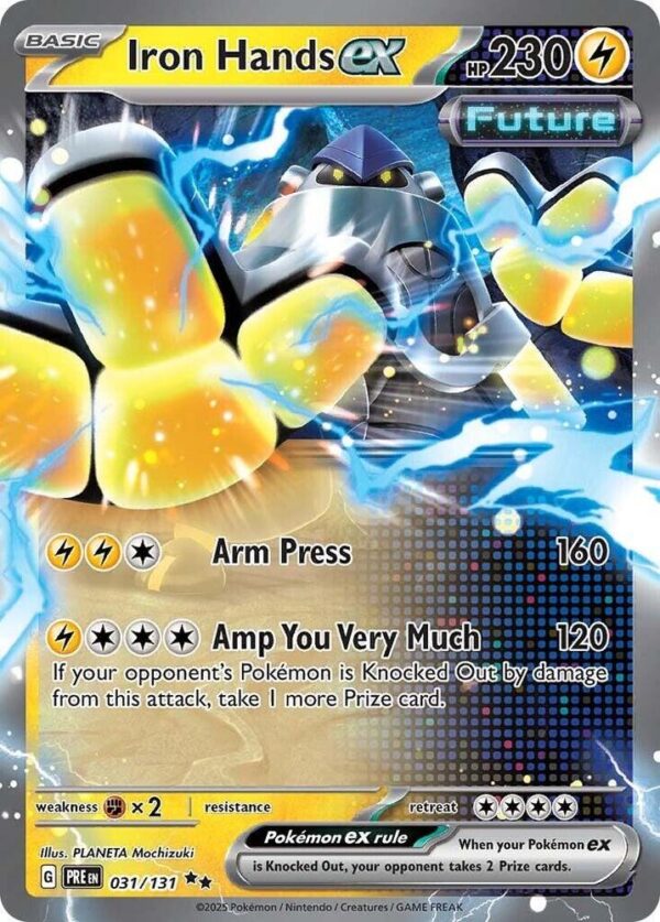 Iron Hands ex 031/131 Holofoil SV: Prismatic Evolutions