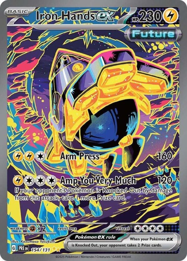 Iron Hands ex 154/131 Holofoil SV: Prismatic Evolutions