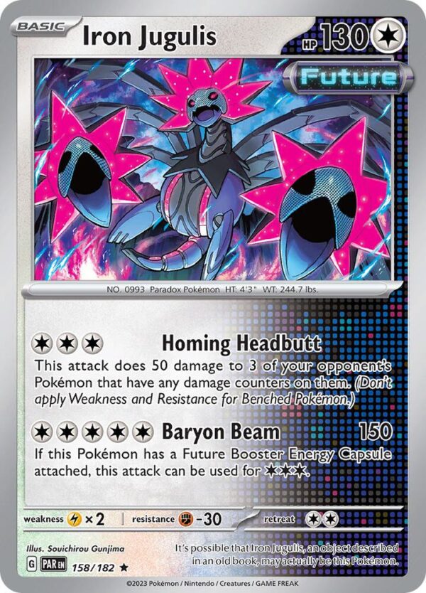 Iron Jugulis 158/182 Holofoil SV04: Paradox Rift
