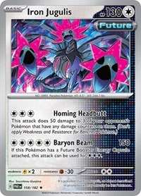 Iron Jugulis | 158/182 | Reverse Holofoil | SV04: Paradox Rift