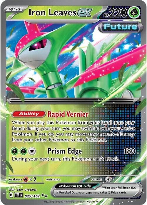 Iron Leaves ex 025/162 Holofoil SV05: Temporal Forces Iron Leaves ex 025/162 Holofoil SV05: Temporal Forces