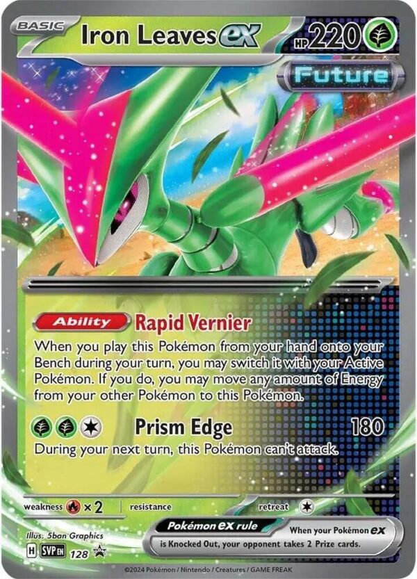 Iron Leaves ex 128 Holofoil SV: Scarlet & Violet Promo Cards Iron Leaves ex 128 Holofoil SV: Scarlet & Violet Promo Cards