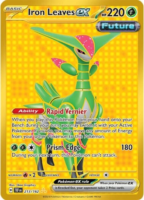 Iron Leaves ex 213/162 Holofoil SV05: Temporal Forces Iron Leaves ex 213/162 Holofoil SV05: Temporal Forces