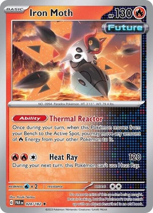 Iron Moth 028/182 (Non-Holo) Normal Deck Exclusives Iron Moth 028/182 (Non-Holo) Normal Deck Exclusives