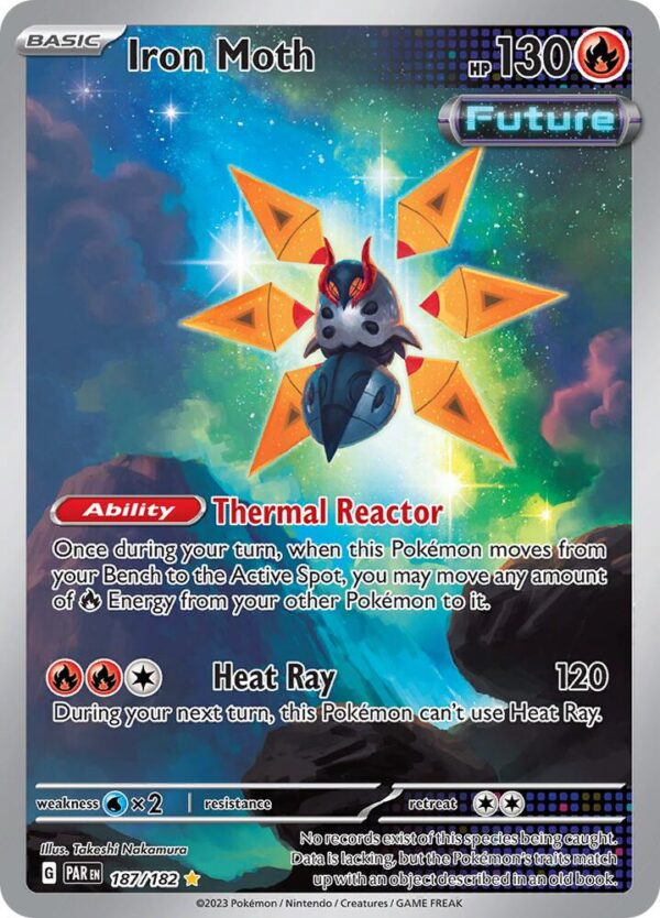 Iron Moth 187/182 Holofoil SV04: Paradox Rift