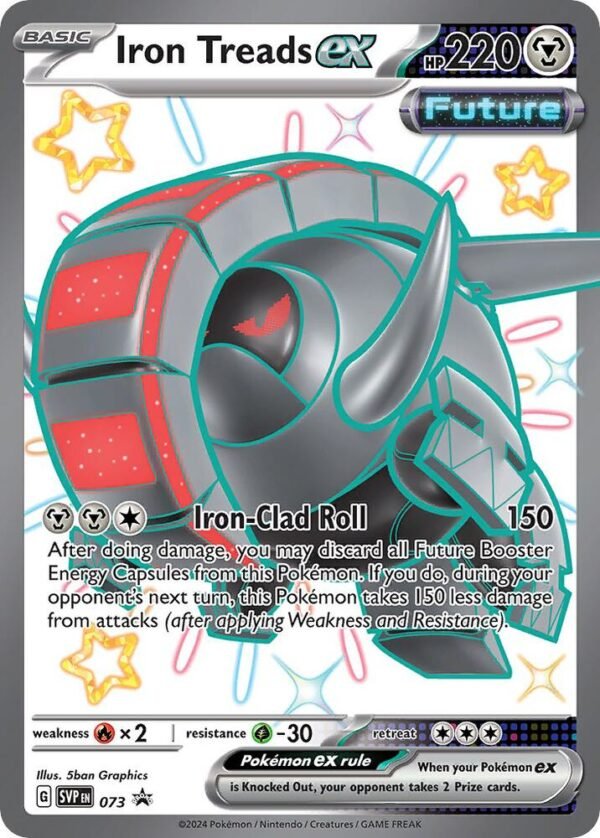 Iron Treads ex 073 Holofoil SV: Scarlet & Violet Promo Cards Iron Treads ex 073 Holofoil SV: Scarlet & Violet Promo Cards