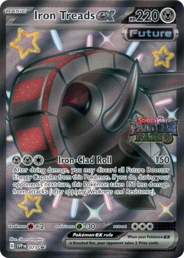 Iron Treads ex 073 (Paldean Fates Stamped) Holofoil Miscellaneous Cards & Products