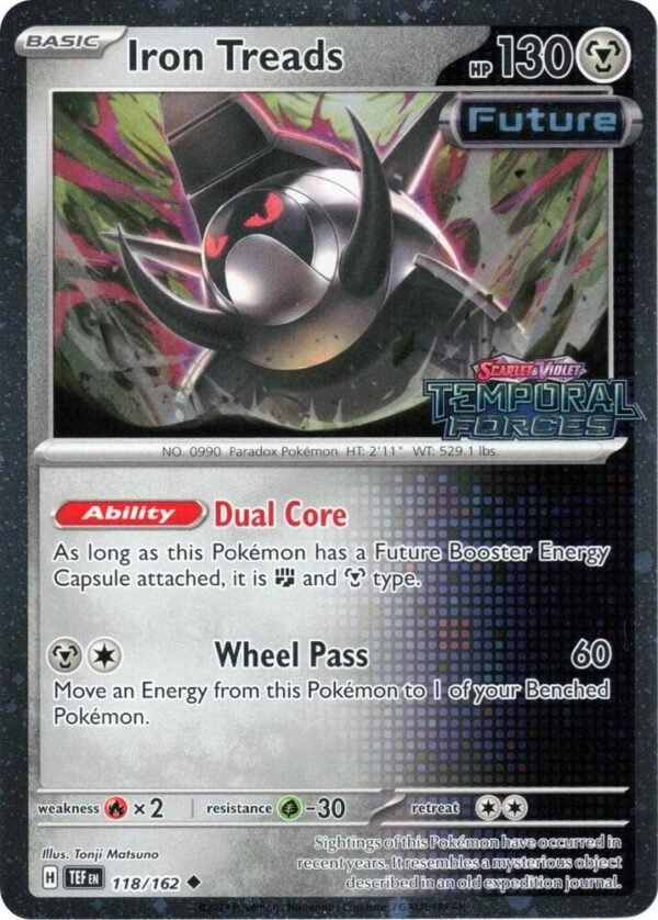 Iron Treads (Temporal Forces Stamped) 118/162 Holofoil Miscellaneous Cards & Products Iron Treads (Temporal Forces Stamped) 118/162 Holofoil Miscellaneous Cards & Products