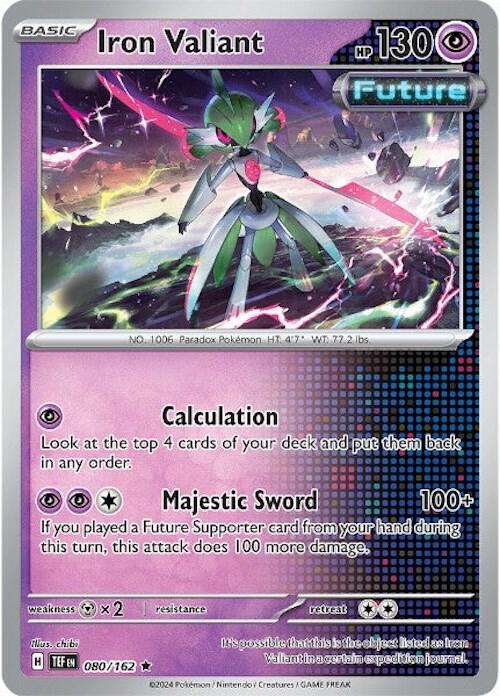 Iron Valiant 080/162 Holofoil SV05: Temporal Forces