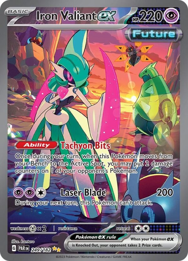 Iron Valiant ex 249/182 Holofoil SV04: Paradox Rift