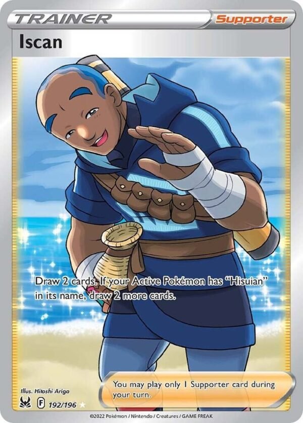 Iscan (Full Art) 192/196 Holofoil SWSH11: Lost Origin