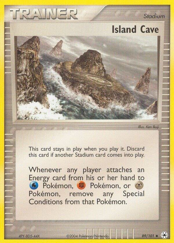 Island Cave 89/101 Reverse Holofoil Hidden Legends Island Cave 89/101 Reverse Holofoil Hidden Legends