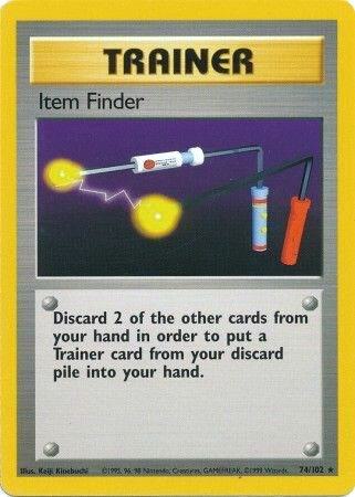 Item Finder 074/102 Normal Base Set Item Finder 074/102 Normal Base Set