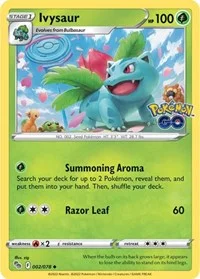 Ivysaur | 002/078 | Reverse Holofoil | Pokemon GO Ivysaur | 002/078 | Reverse Holofoil | Pokemon GO
