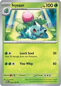 Ivysaur | 002/165 | Reverse Holofoil | SV: Scarlet & Violet 151