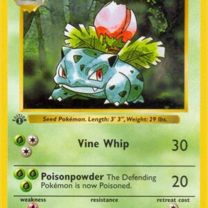 Ivysaur 030/102 1st Edition Base Set (Shadowless) Ivysaur 030/102 1st Edition Base Set (Shadowless)