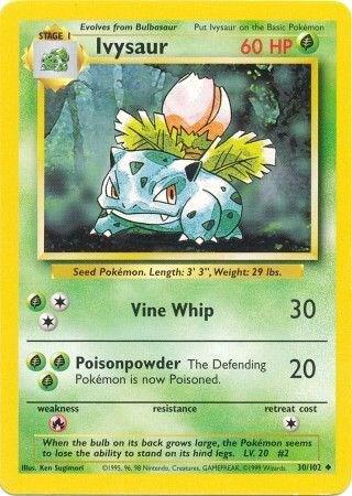 Ivysaur 030/102 Normal Base Set