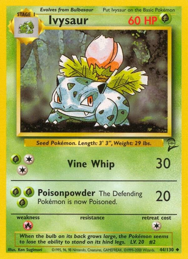 Ivysaur 044/130 Normal Base Set 2 Ivysaur 044/130 Normal Base Set 2
