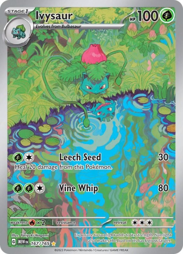 Ivysaur 167/165 Holofoil SV: Scarlet & Violet 151 Ivysaur 167/165 Holofoil SV: Scarlet & Violet 151