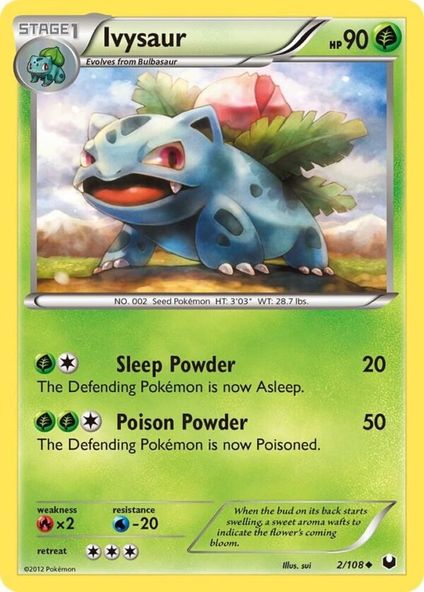 Ivysaur 2/108 Normal Dark Explorers Ivysaur 2/108 Normal Dark Explorers