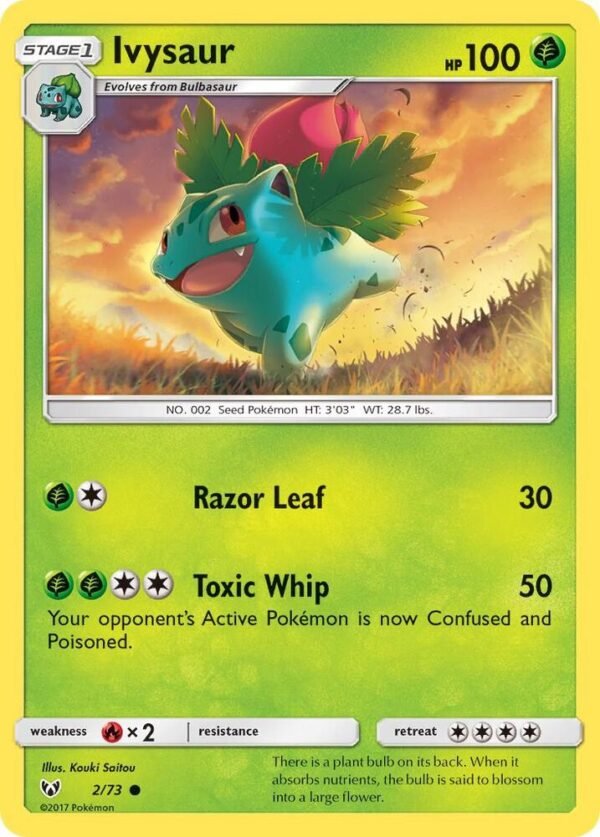 Ivysaur 2/73 Reverse Holofoil Shining Legends