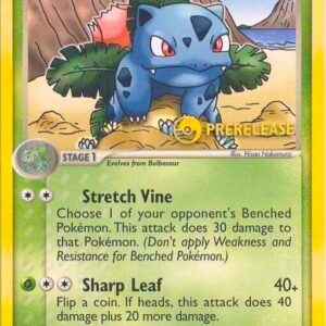 Ivysaur 35/100 (Prerelease) Normal Nintendo Promos Ivysaur 35/100 (Prerelease) Normal Nintendo Promos