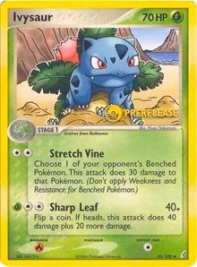 Ivysaur | 35/100 (Prerelease) | Normal | Nintendo Promos