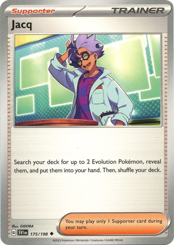 Jacq 175/198 Reverse Holofoil SV01: Scarlet & Violet Base Set