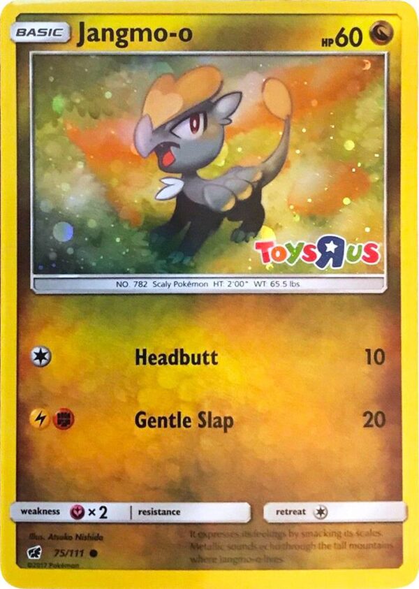 Jangmo-o 75/111 (Toys R Us Promo) 075/111 Holofoil Miscellaneous Cards & Products Jangmo-o 75/111 (Toys R Us Promo) 075/111 Holofoil Miscellaneous Cards & Products