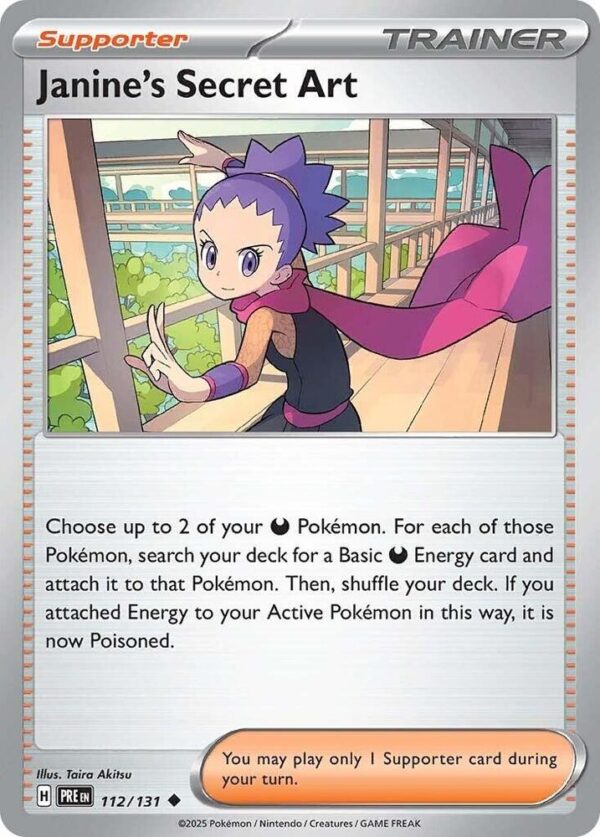 Janine’s Secret Art 112/131 Reverse Holofoil SV: Prismatic Evolutions