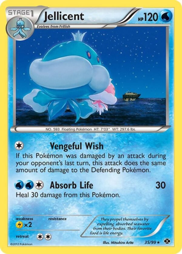 Jellicent 35/99 Reverse Holofoil Next Destinies Jellicent 35/99 Reverse Holofoil Next Destinies