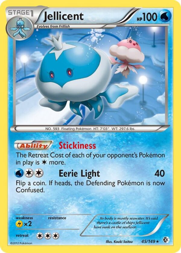 Jellicent 45/149 Reverse Holofoil Boundaries Crossed