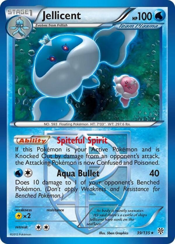 Jellicent (Team Plasma) 39/135 Normal Plasma Storm