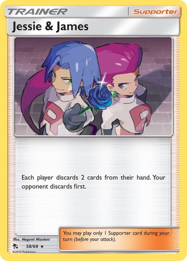 Jessie & James 58/68 Reverse Holofoil Hidden Fates
