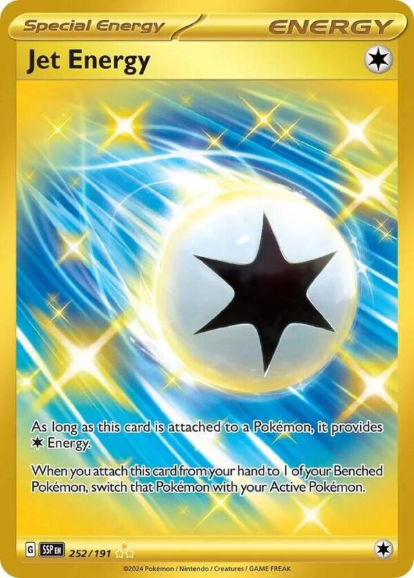 Jet Energy 252/191 Holofoil SV08: Surging Sparks Jet Energy 252/191 Holofoil SV08: Surging Sparks